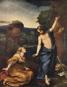 Antonio da Correggio Painting - Noli Me Tangere Renaissance Mannerism Antonio da Correggio